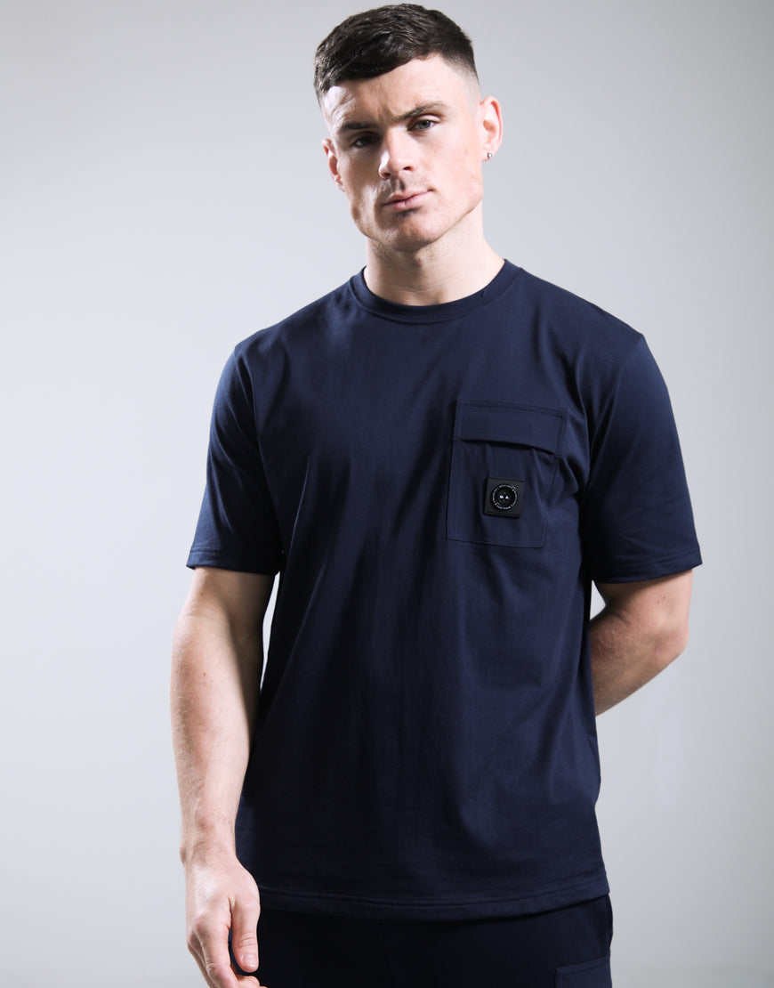 Marshall Artist Kyoto Pocket T-Shirt Navy - RD1 Clothing