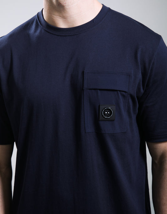 Marshall Artist Kyoto Pocket T-Shirt Navy - RD1 Clothing