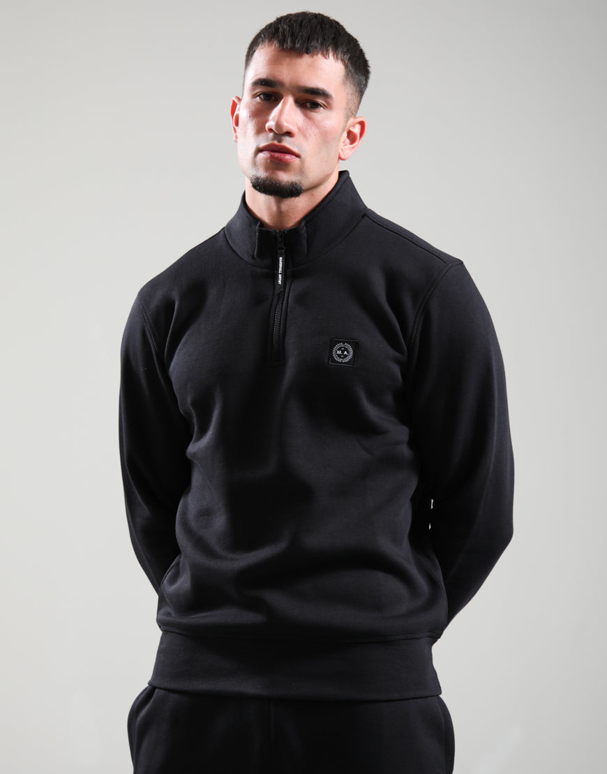 Marshall Artist Marchio Quarter Zip Black