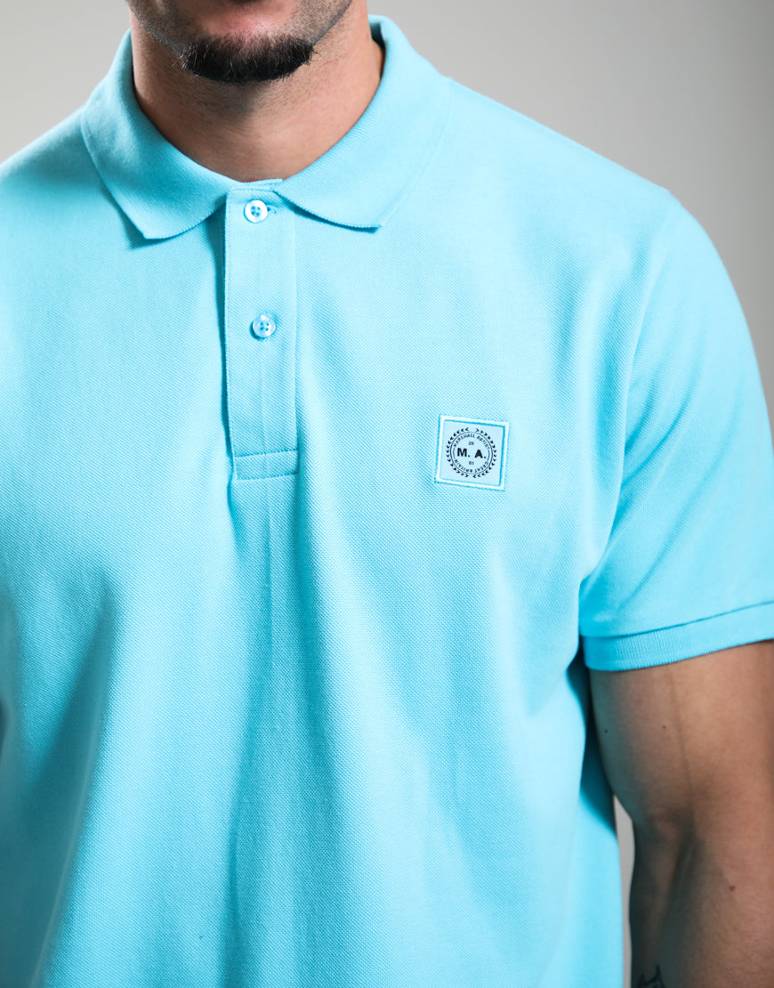 Marshall Artist Marchio Polo Cyan - RD1 Clothing
