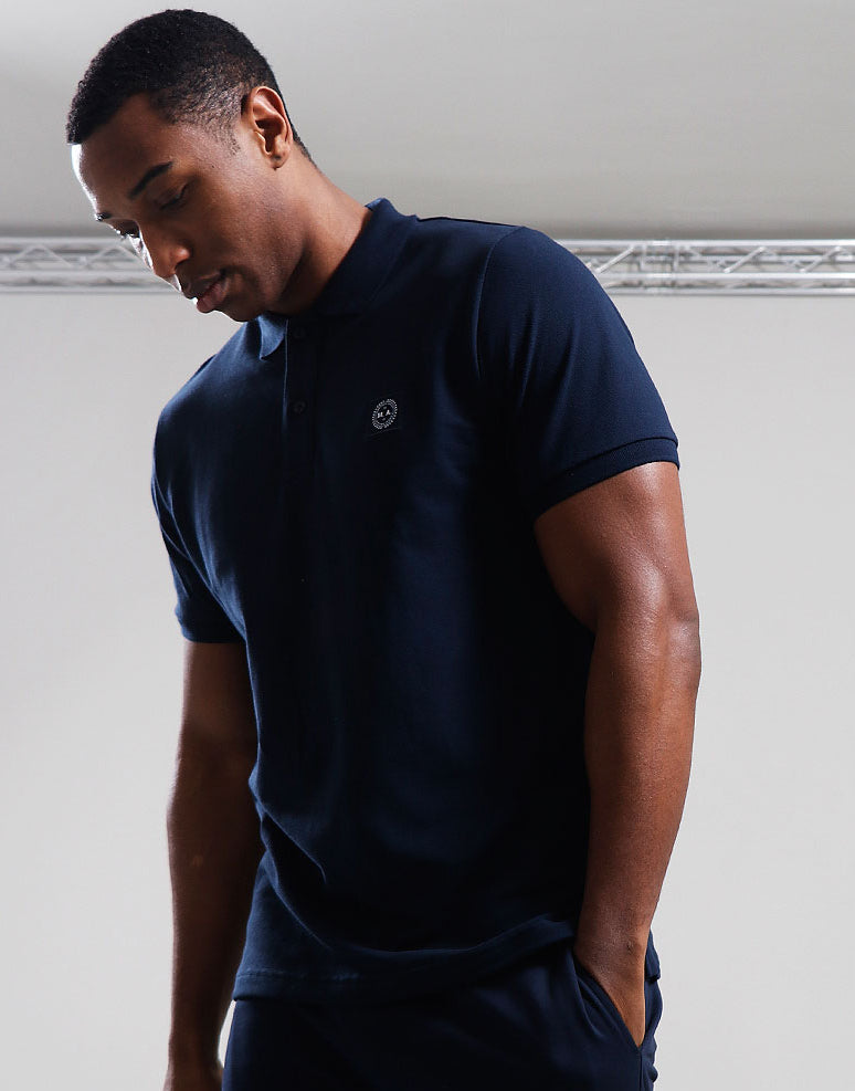 Marshall Artist Marchio Polo Navy - RD1 Clothing