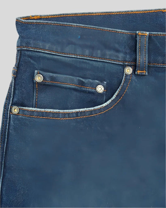 Lyle & Scott Slim Fit Denim Jeans Stonewash Blue