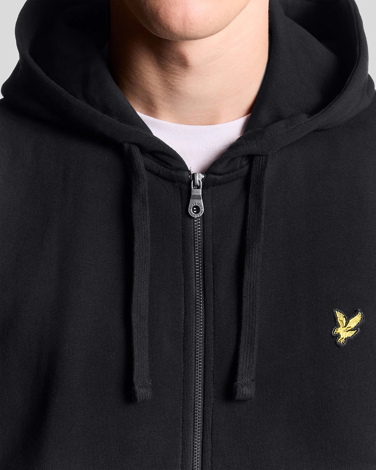 Lyle & Scott Zip Through Hoodie Black