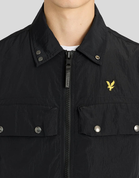 Lyle & Scott 4 Pockets Blouson Jacket Black Ice