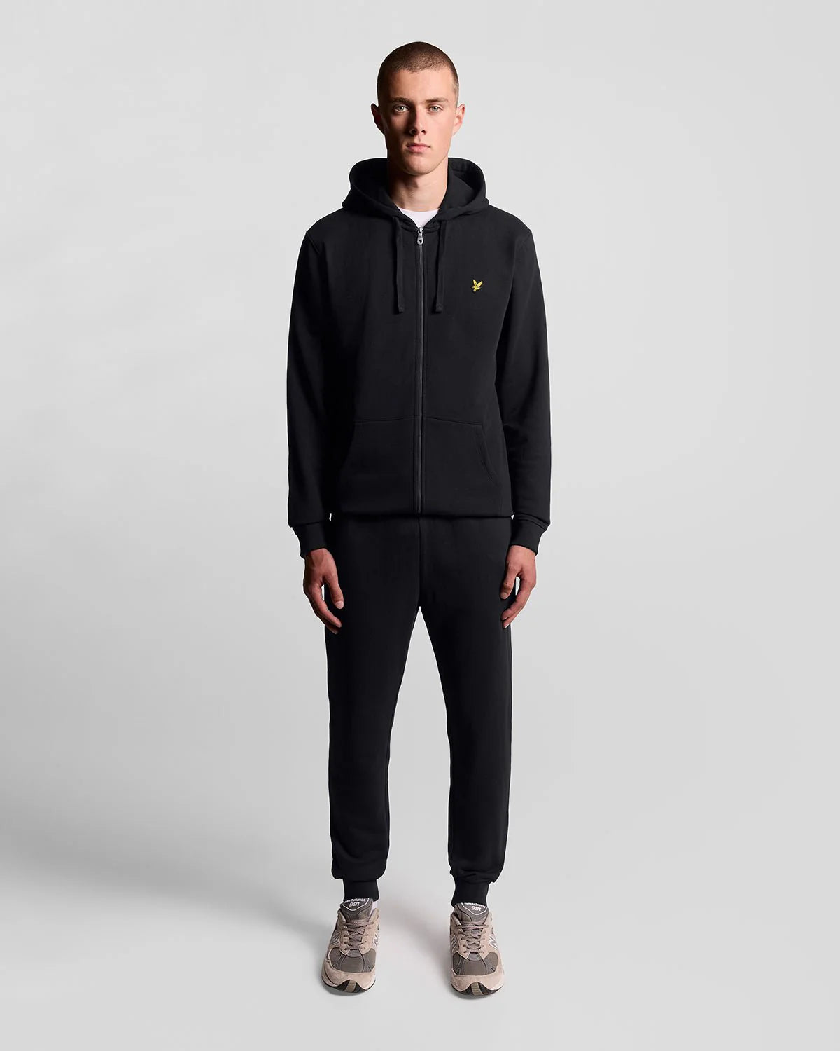 Lyle & Scott Zip Through Hoodie Black