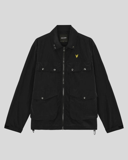 Lyle & Scott 4 Pockets Blouson Jacket Black Ice