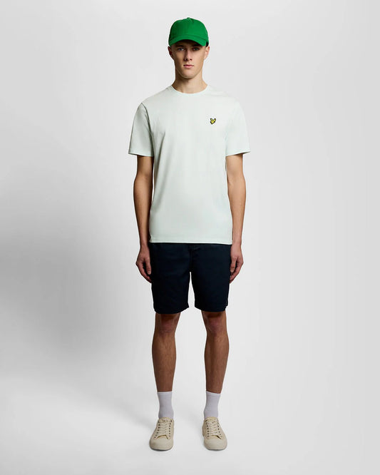 Lyle & Scott Cotton Crew Neck T-Shirt Blue Ice