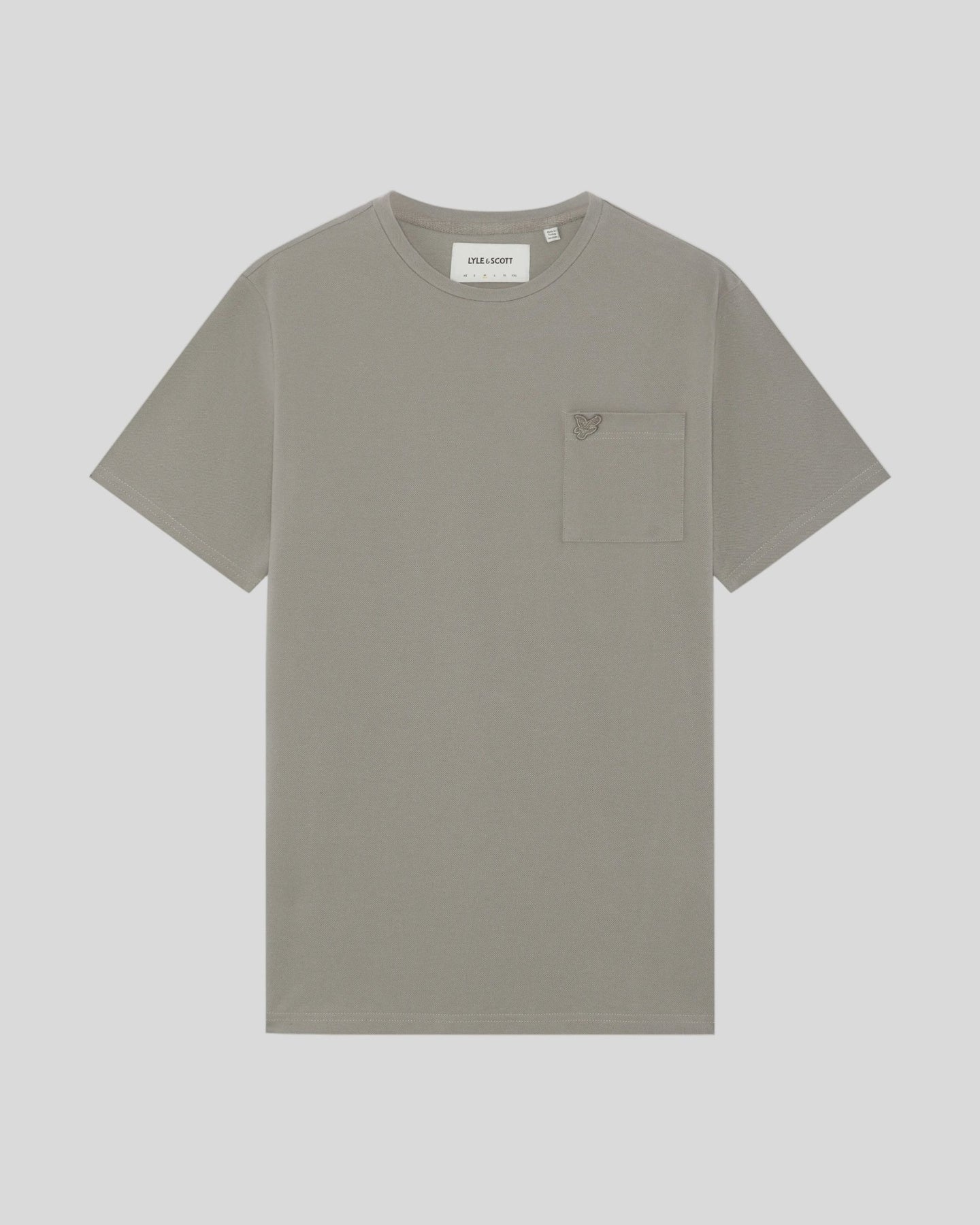 Lyle & Scott Pique Interlock T-Shirt Clay Taupe