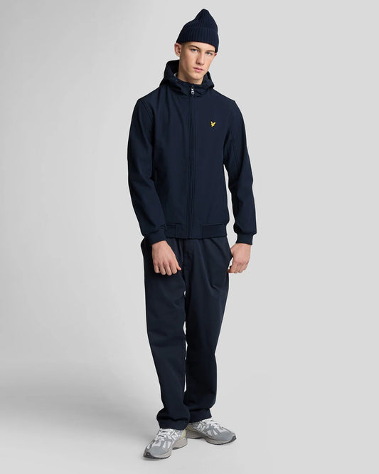 Lyle & Scott Fleece Lined Softshell Jacket Navy