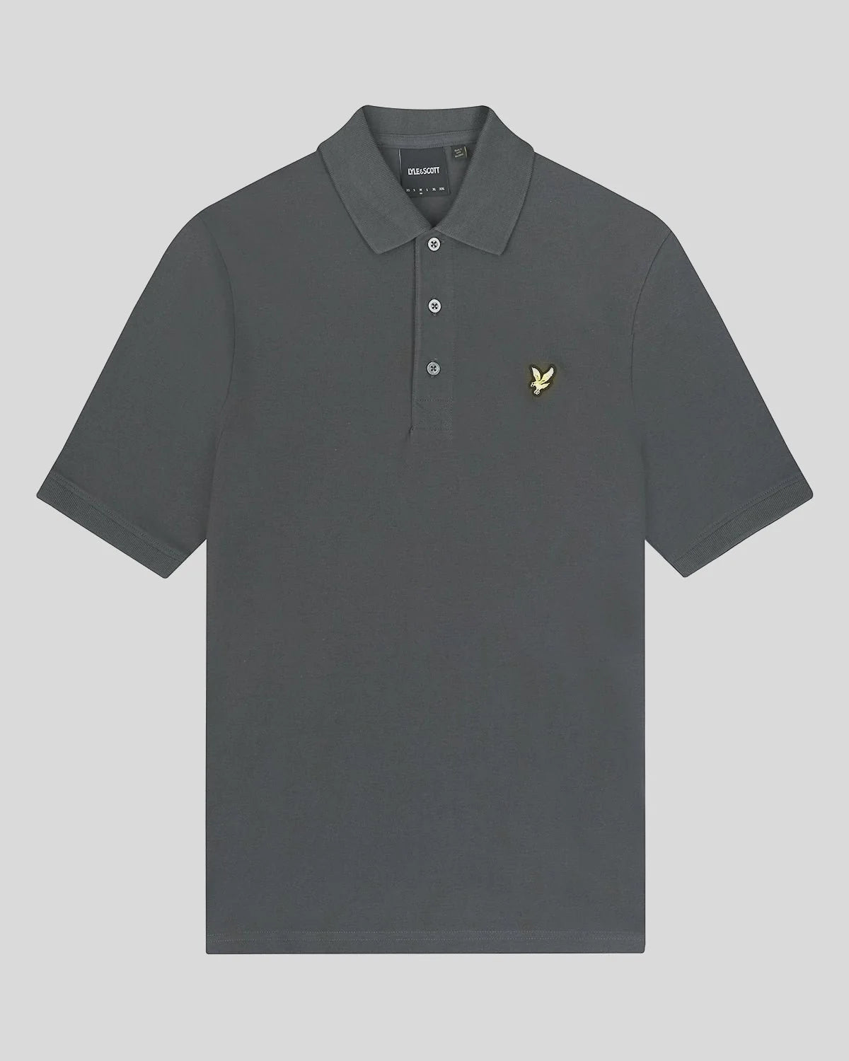 Lyle & Scott Cotton Polo Shirt Gunmetal