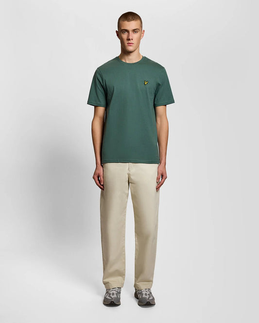 Lyle & Scott Cotton Crew Neck T-Shirt Everglade