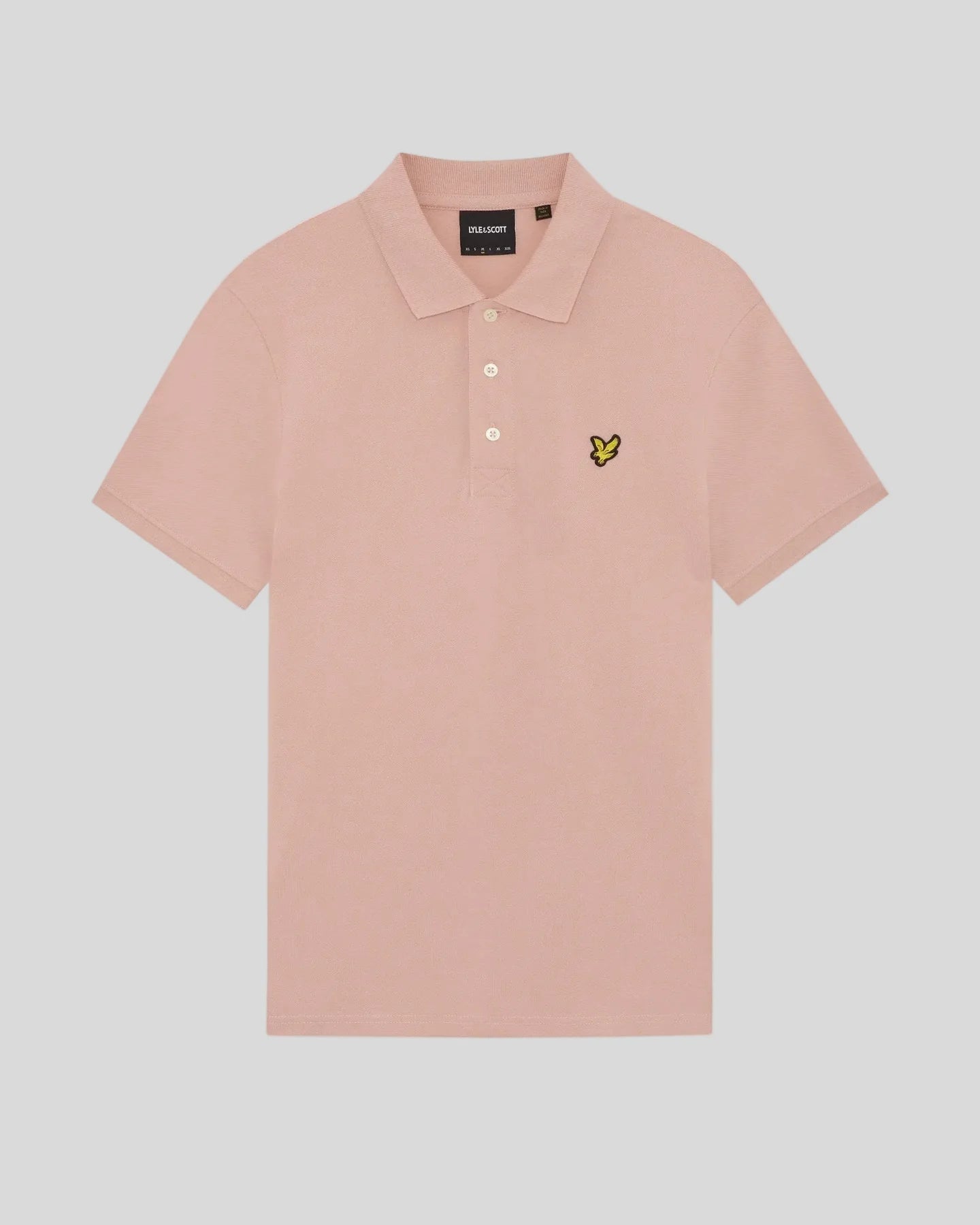 Lyle & Scott Cotton Polo Shirt Pink Grapefruit