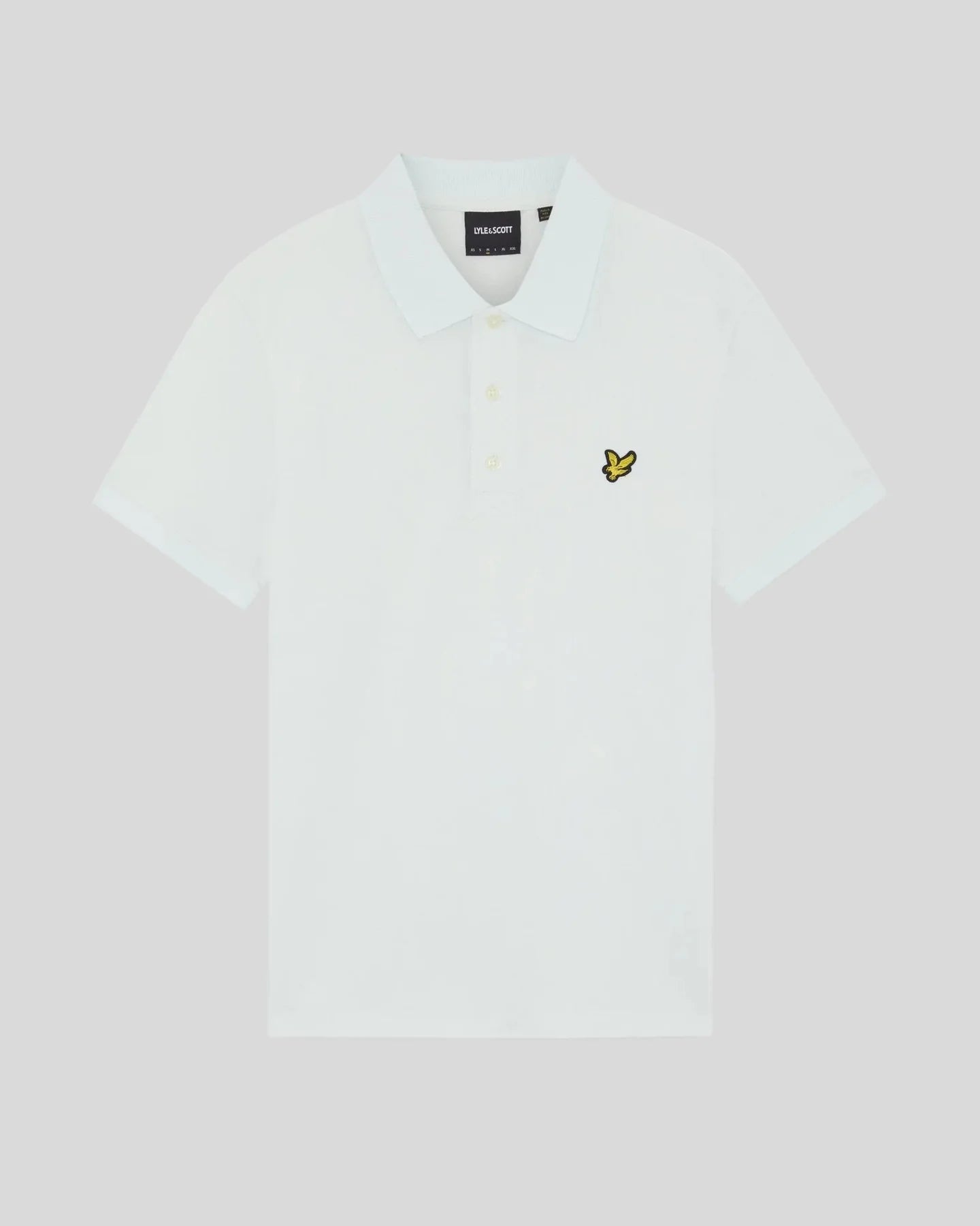 Lyle & Scott Cotton Polo Shirt Blue Ice