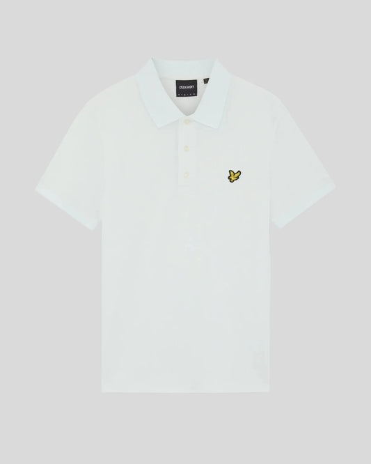 Lyle & Scott Cotton Polo Shirt Blue Ice