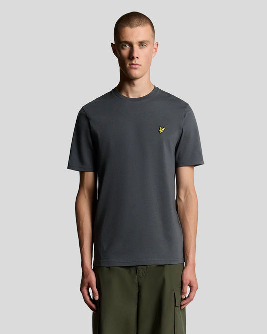 Lyle & Scott Cotton Crew Neck T-Shirt Gunmetal