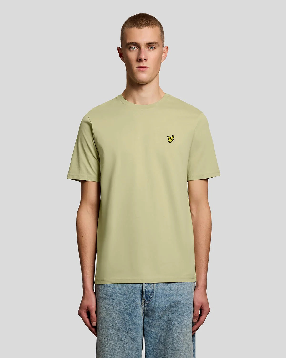 Lyle & Scott Cotton Crew Neck T-Shirt Herb Green