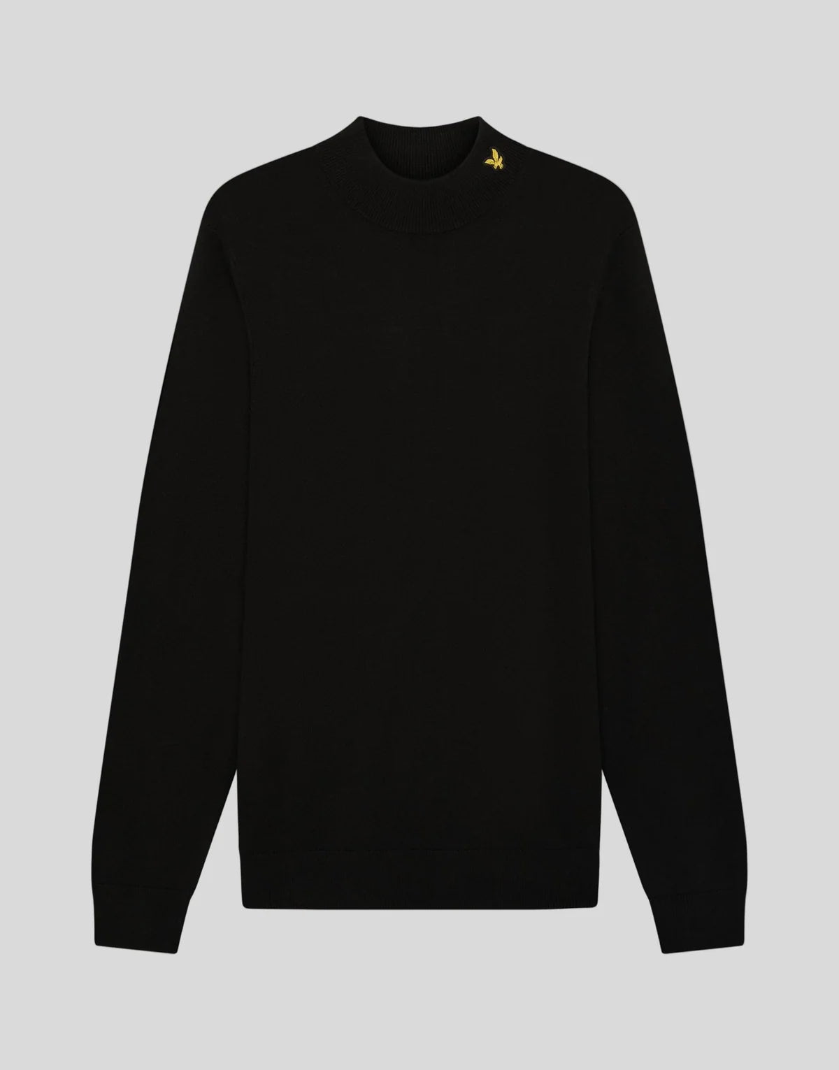 Lyle & Scott Archive black knitted turtle neck jumper for men