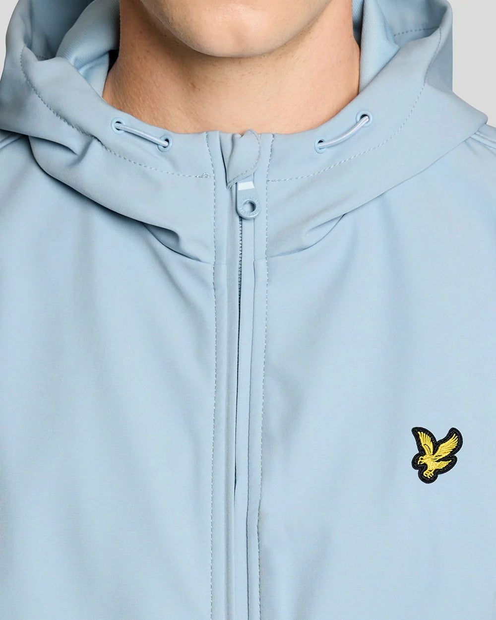 Lyle & Scott Mesh Back Softshell Jacket Opal Blue
