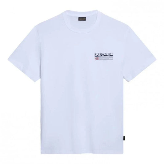 Napapijri Kasba Tee In Bright White - RD1 Clothing