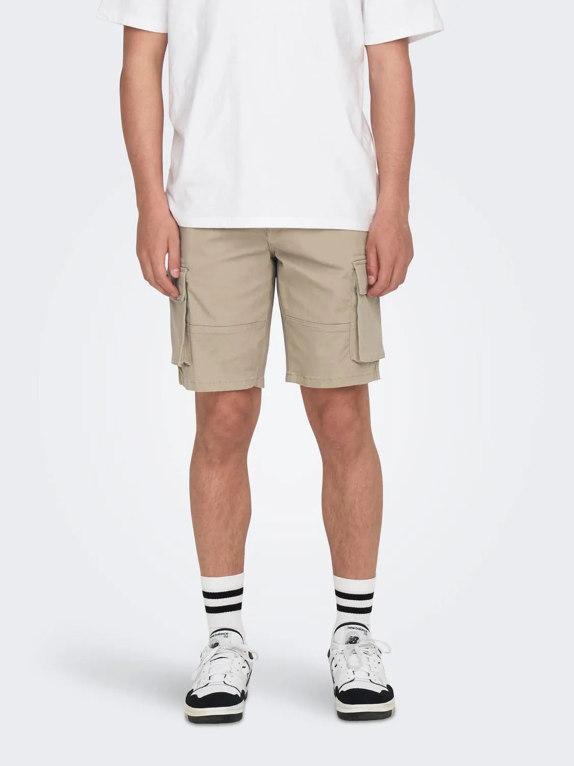 Only & Sons Cargo Shorts Beige