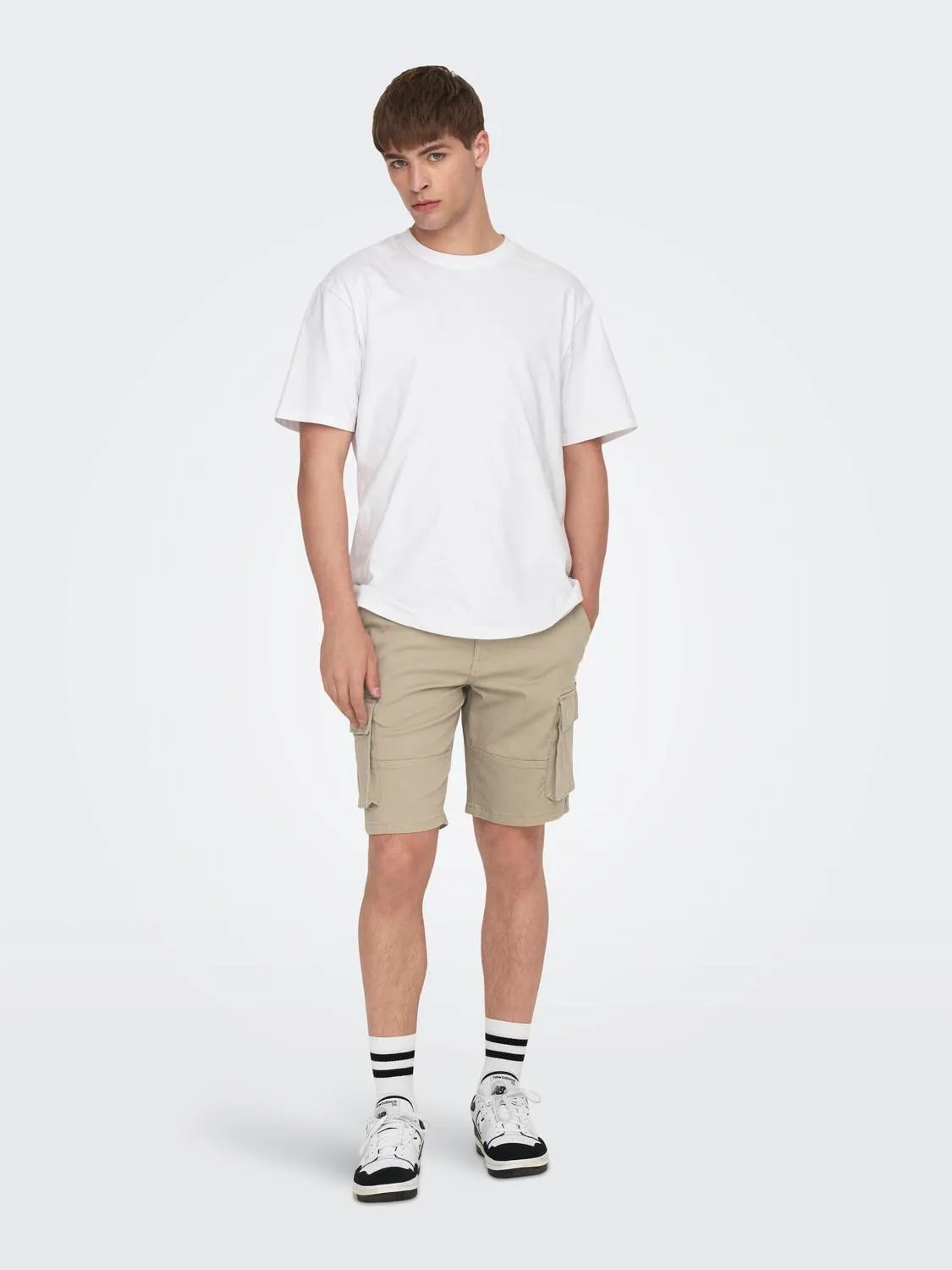 Only & Sons Cargo Shorts Beige