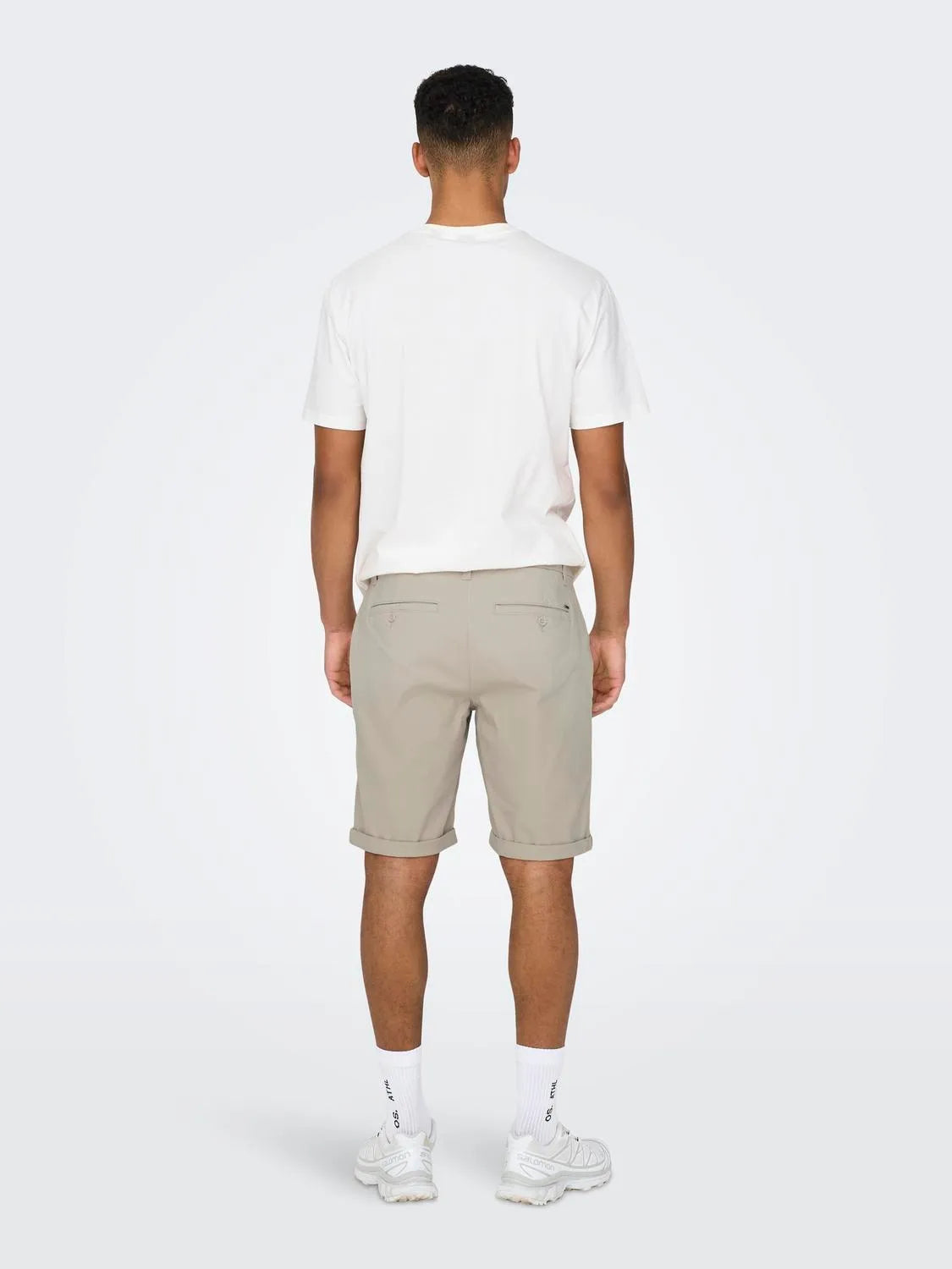 Only & Sons Peter Chino Shorts Silver Lining