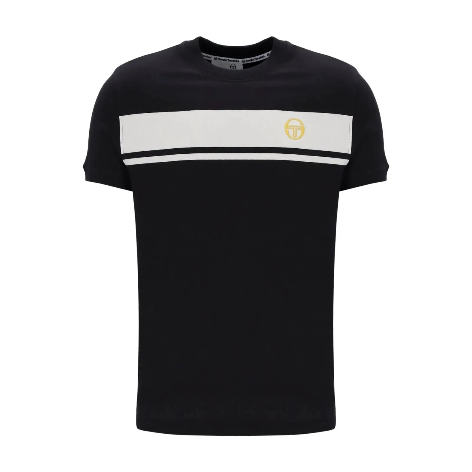 Sergio Tacchini Master Crew Neck T-Shirt In Black