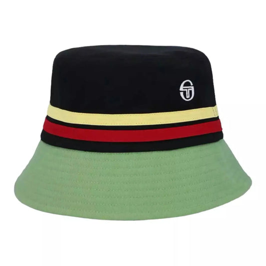 Sergio Tacchini Stonewoods Bucket Hat Black/jade Green