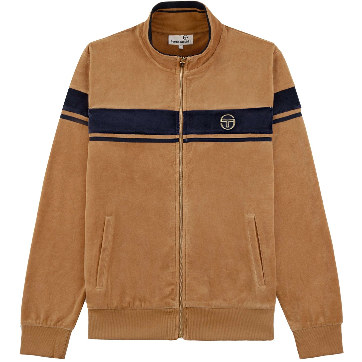 Sergio Tacchini Damarindo Track Top - Almond/Maritime Blue