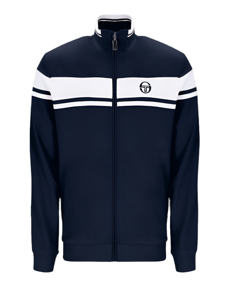 Sergio Tacchini Damarindo Track Jacket - Maritime Blue/Gardenia/Maritime Blue