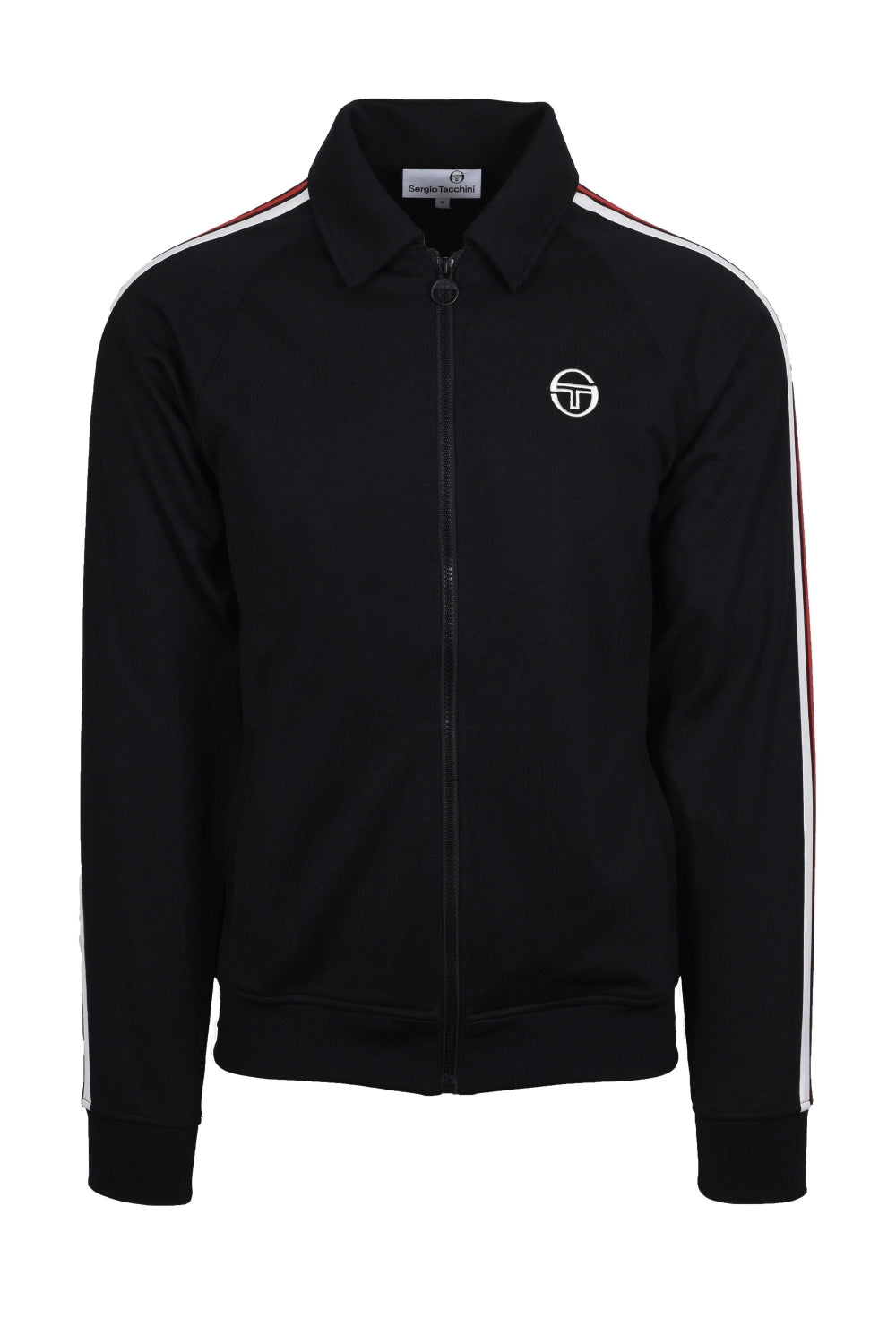 Sergio Tacchini Renshaw Tape Track Top In Black