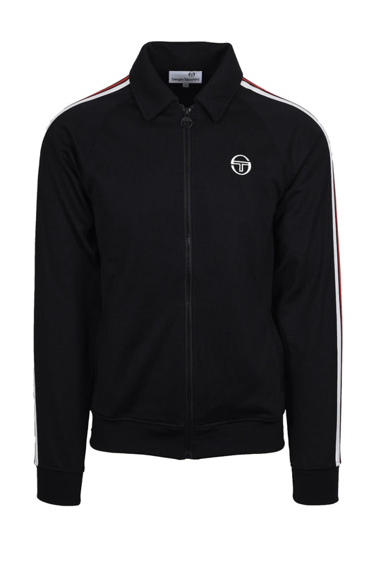 Sergio Tacchini Renshaw Tape Track Top Black