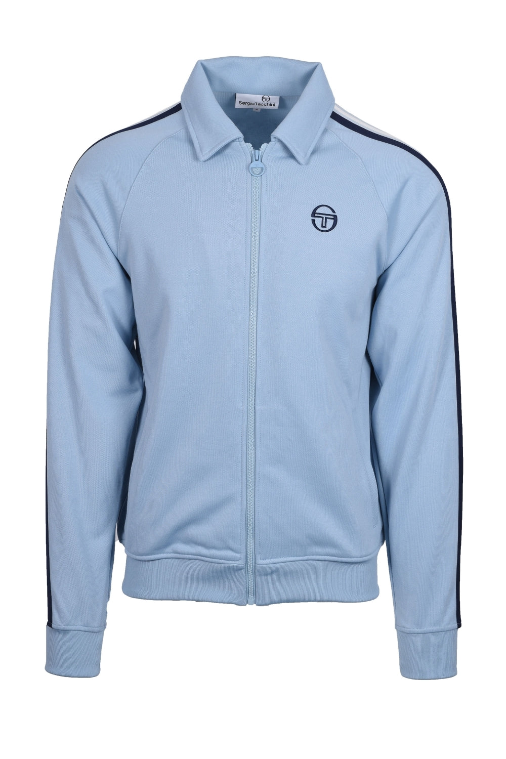 Sergio Tacchini Renshaw Tape Track Top Celestial Blue