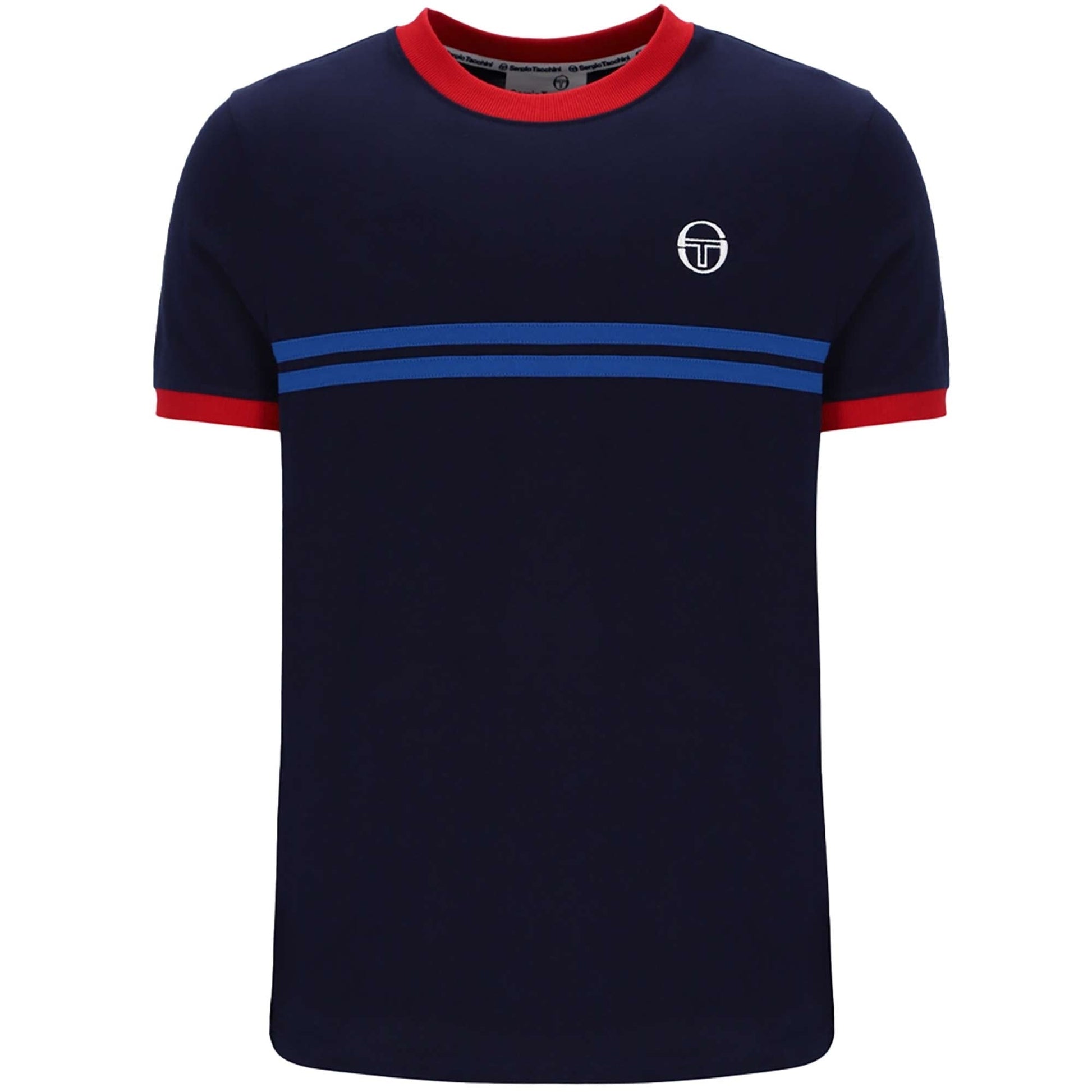 Sergio Tacchini Supermac T-Shirt Maritime Blue/Adrenaline Rush/Nautical Blue - RD1 Clothing