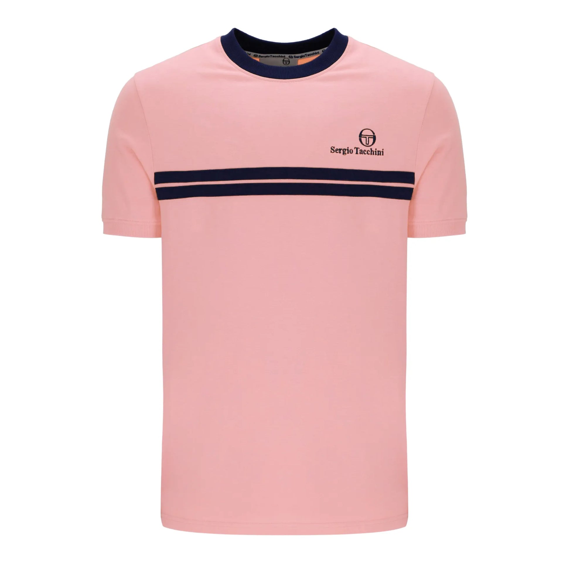 Sergio Tacchini Supermac T-Shirt in Light Lilac/Black - RD1 Clothing
