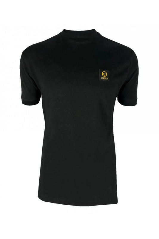 Trojan Badge Plain Tee In Black - RD1 Clothing