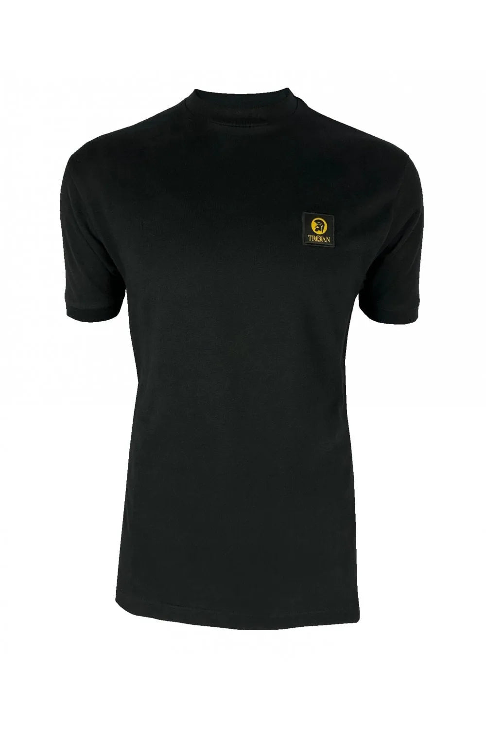 Trojan Badge Plain Tee In Black