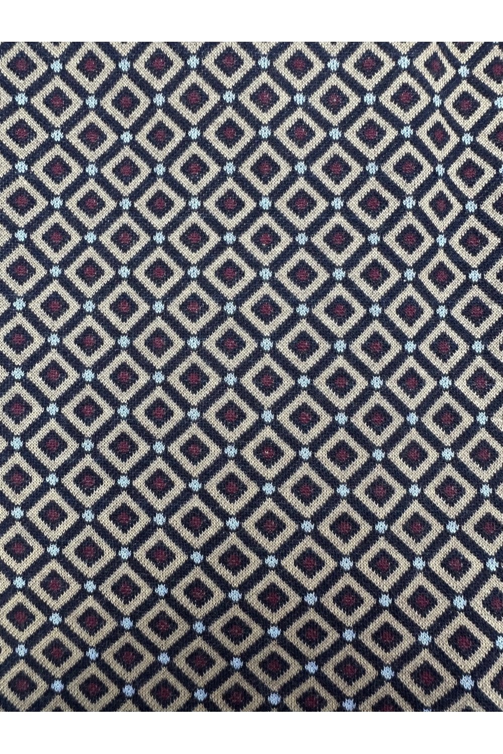 Trojan Diamond Panel Polo Navy