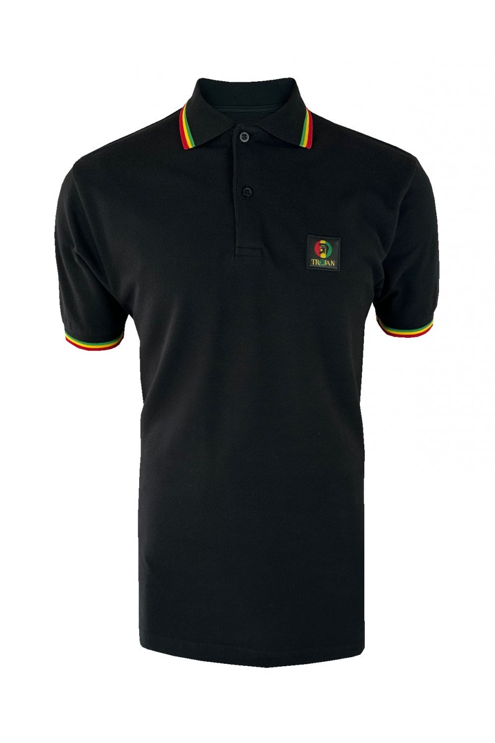 Trojan Twin tipped Polo in Rasta TR/9077 - RD1 Clothing