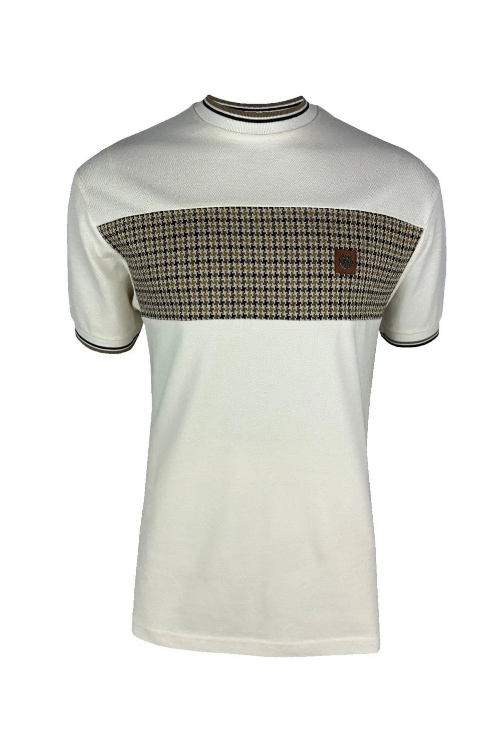 Trojan Houndstooth Panel Tee TR/8879