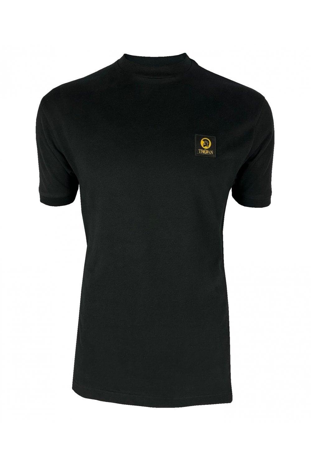 Trojan Plain Badged Tee in Black