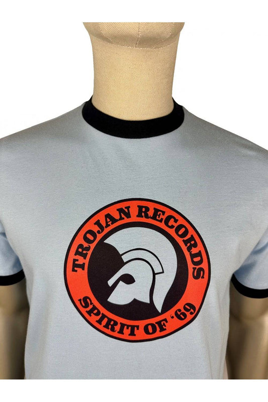 Trojan Spirit Of '69 logo tee Blue - RD1 Clothing