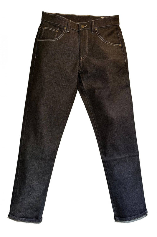 Trojan Zip Stretch Straight Leg Jean Raw Denim - RD1 Clothing