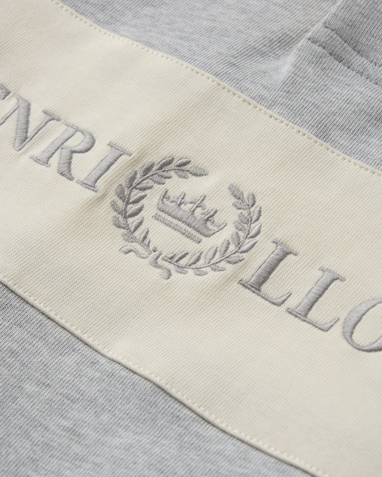 Henri Lloyd-Voyager Rugby Shirt Light Grey Melange/Off White