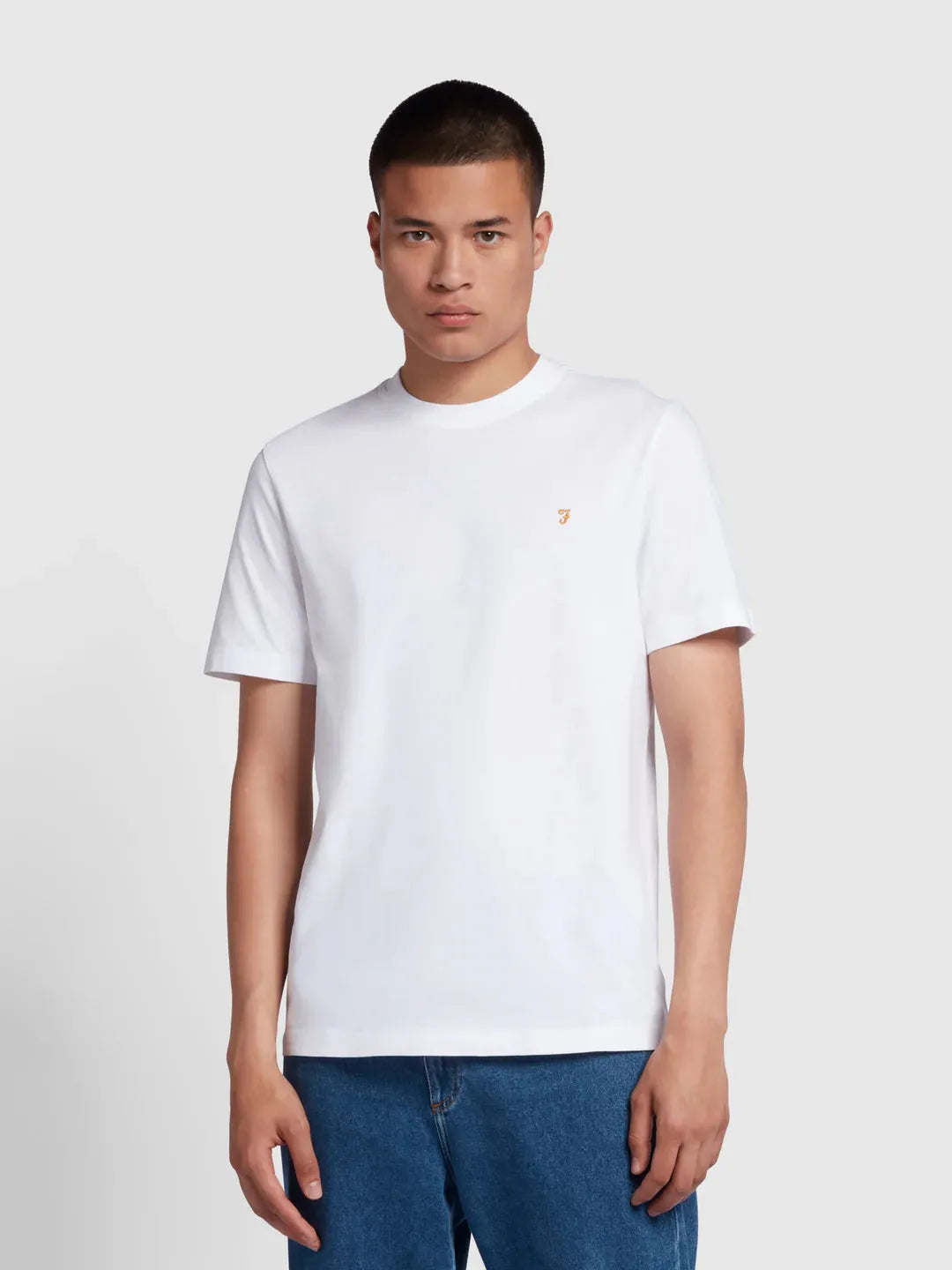 Farah Danny Reg SS Tee In White