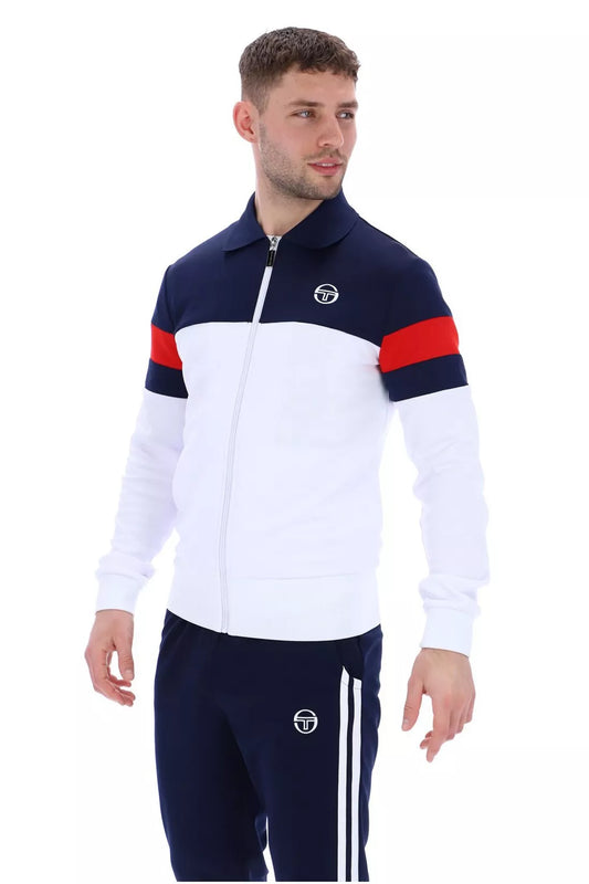 Sergio Tacchini Tomme Track Top Maritime Blue/Red/White