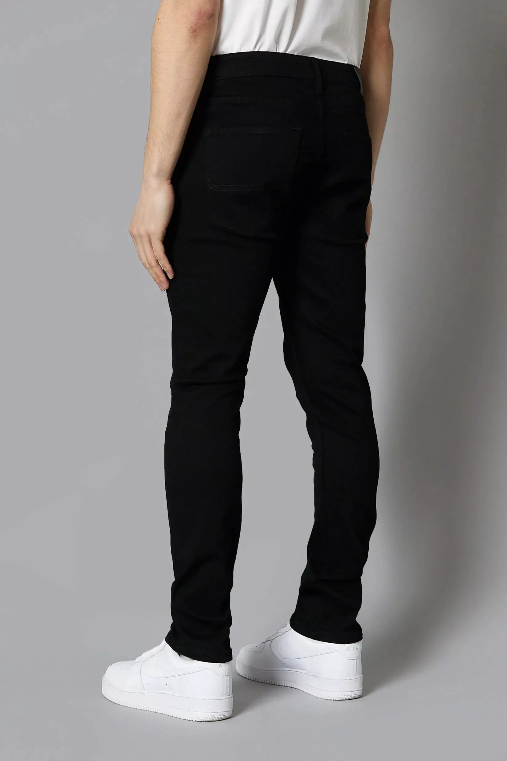 DML Dakota Slim Fit Jeans In Deep Black - RD1 Clothing