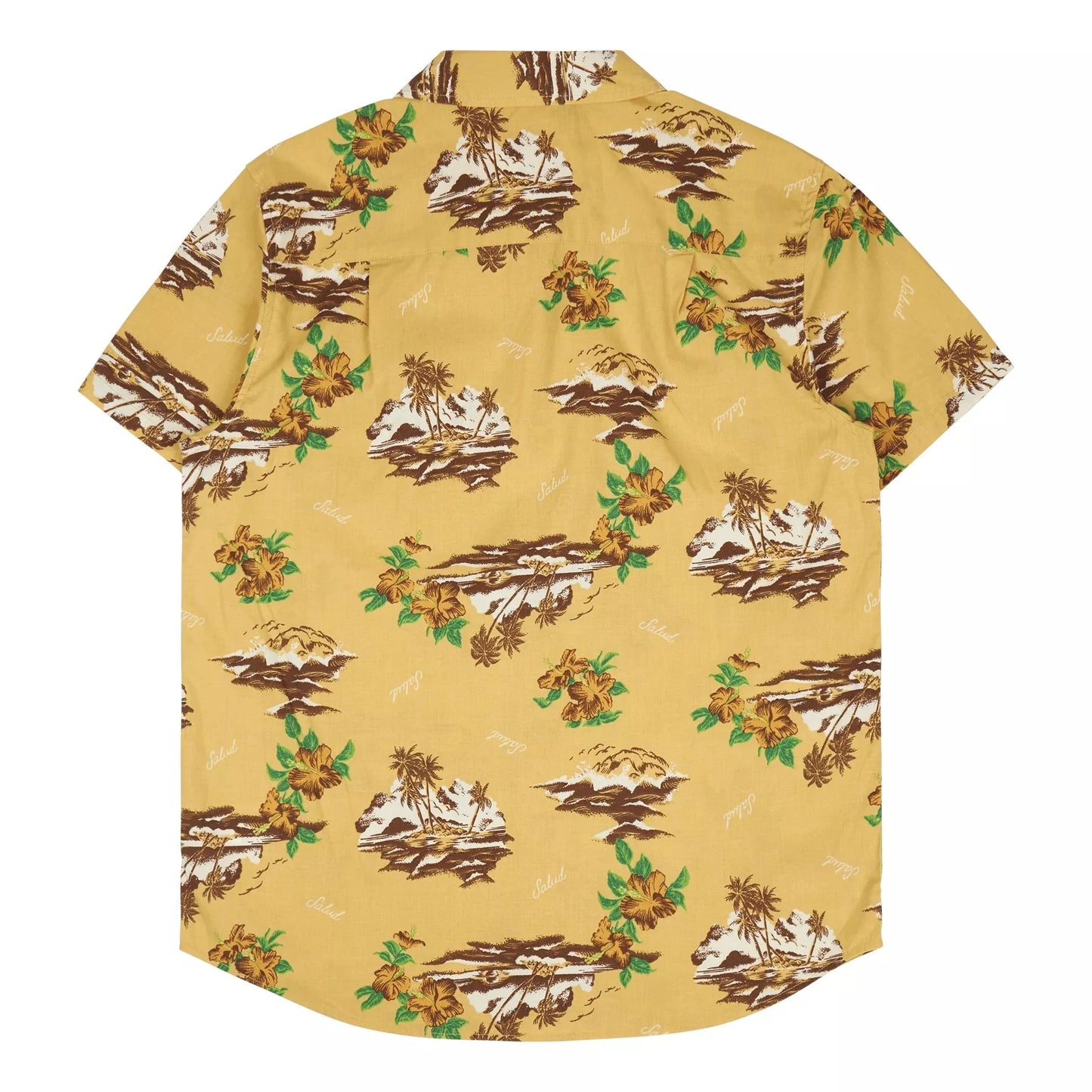 Brixton Charter Print SS Shirt Straw/ Paradise