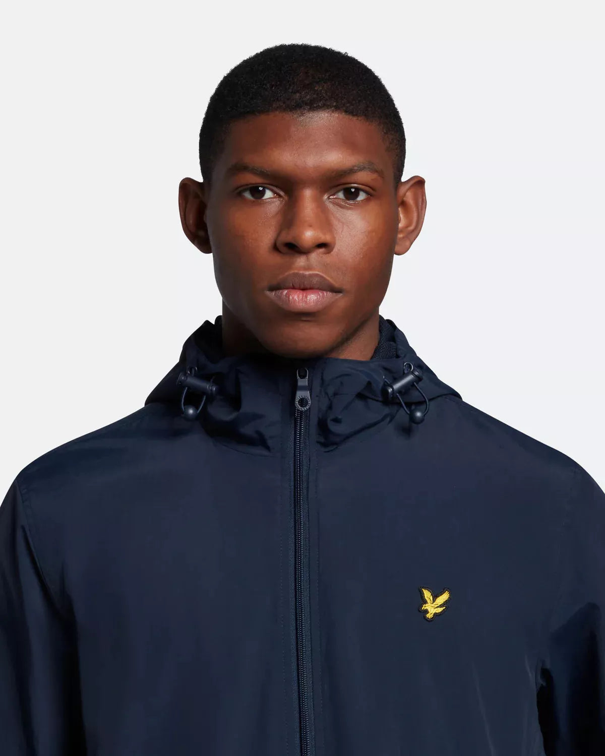 Lyle & Scott Zip Through Hooded Jacket Navy