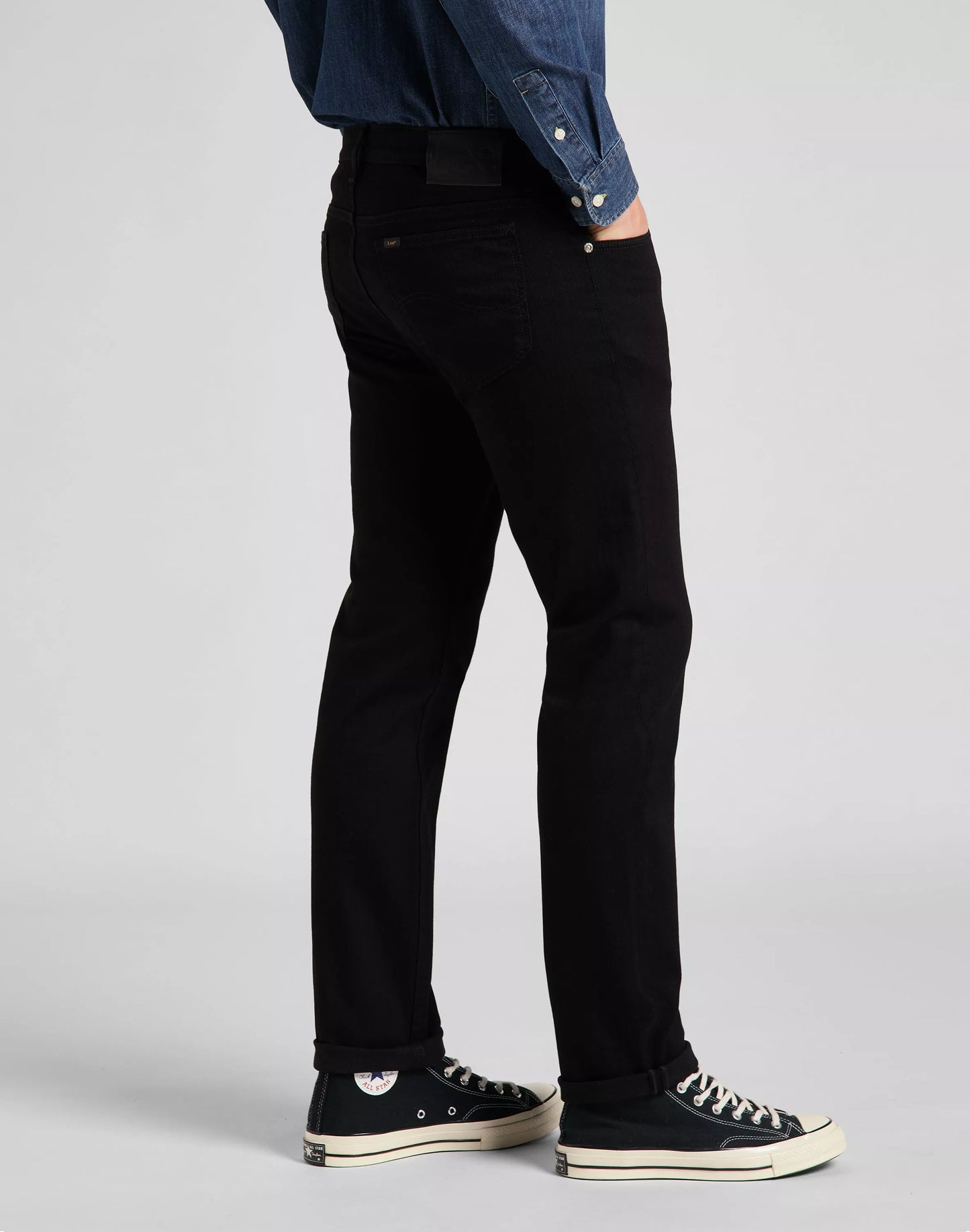 Lee Jeans Daren Straight Fit in Clean Black - RD1 Clothing